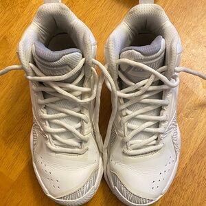 Kids White High-Top Sneakers